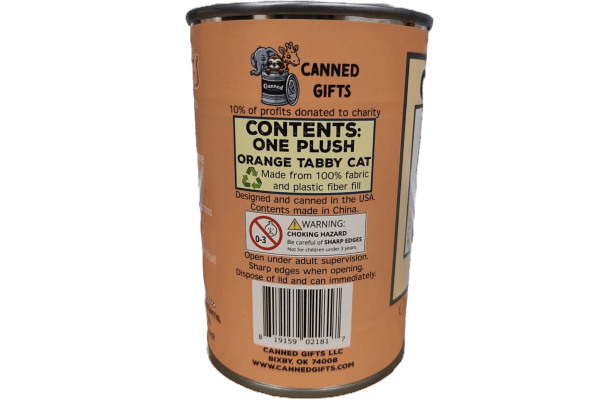 Canned Tabby Cat (Orange) - Image 3