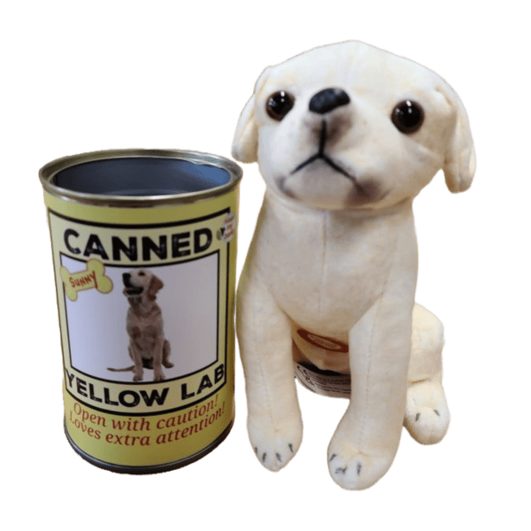 Canned Yellow Lab w/Barking Sound