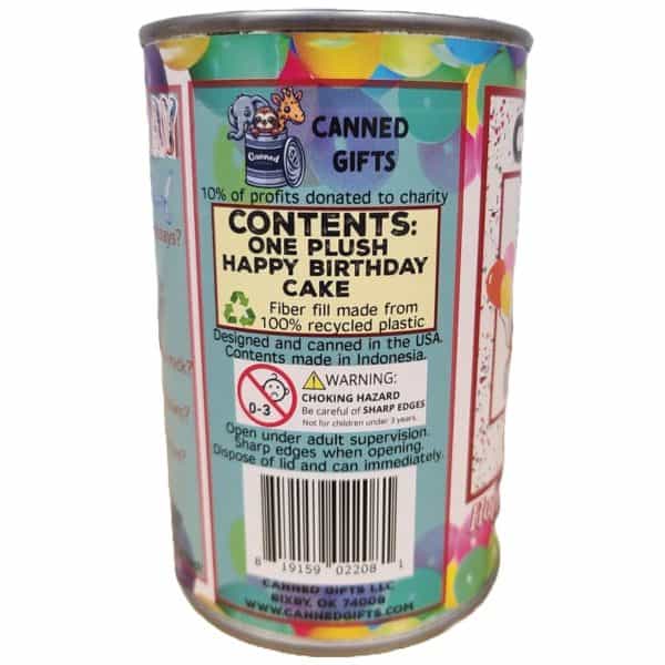 Canned Cake - Happy Birthday! - Image 4